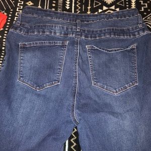 high waisted jeans